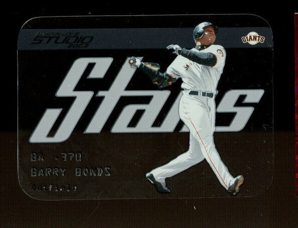 2003 Studio Stats #48 Barry Bonds Insert Card #3151 | eBay