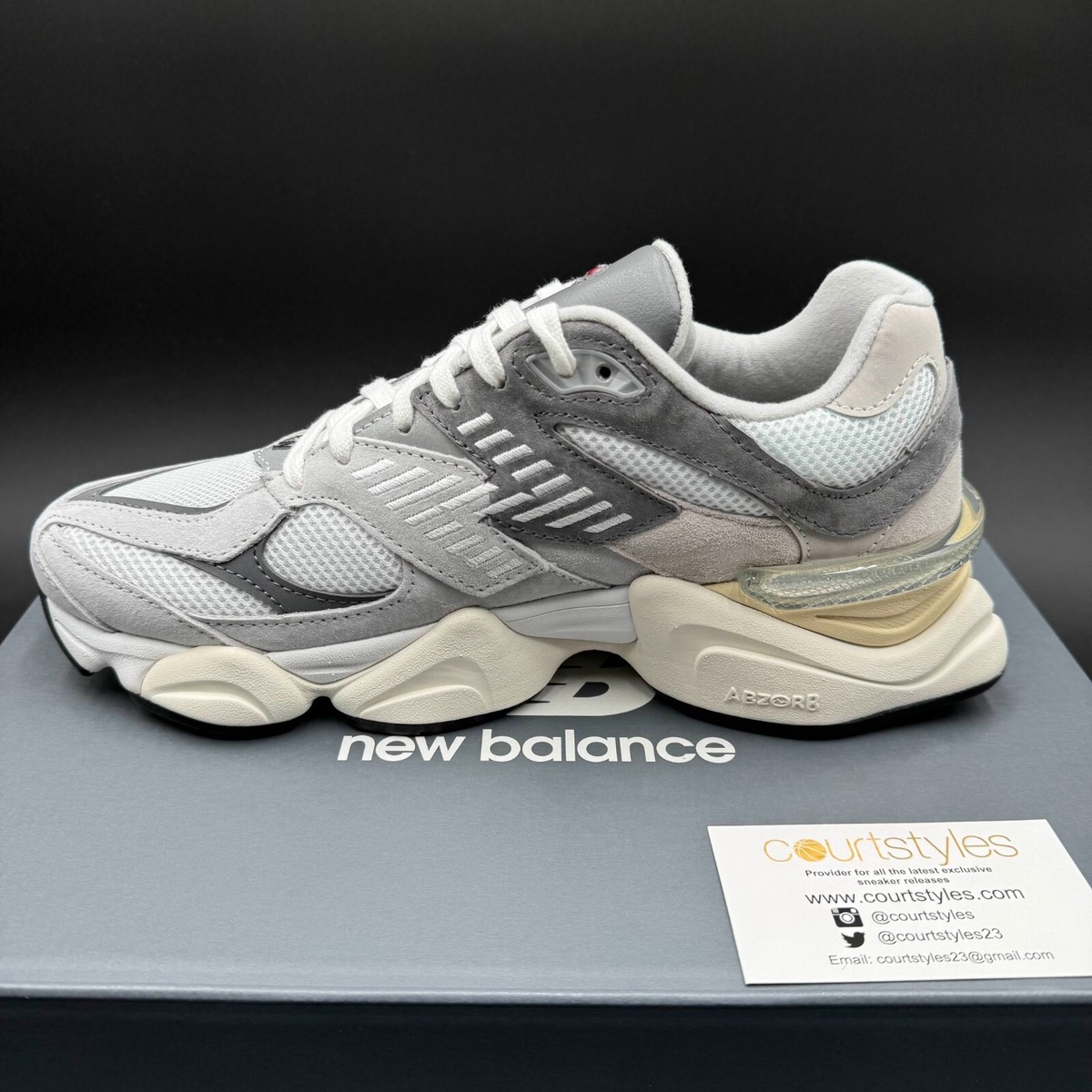 New Balance 9060 Rain Cloud Grey U9060GRY Mens Womens GS New