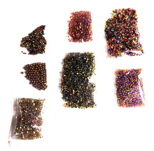SIZE 11/0 CRAFT SEED BEADS 93 g ( 3.2 OZ) LOT CX8 bz8cr J88CR