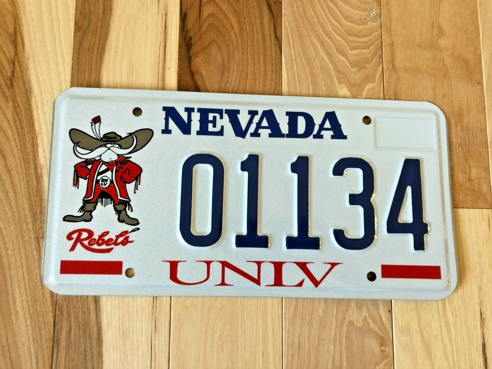 University of Nevada Las Vegas UNLV Rebels Metal License Plate Frame for Front or Back of Car Officially Licensed (Alumni)