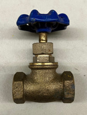 JMF 1/2" Brass Bronze Globe Valve Threaded