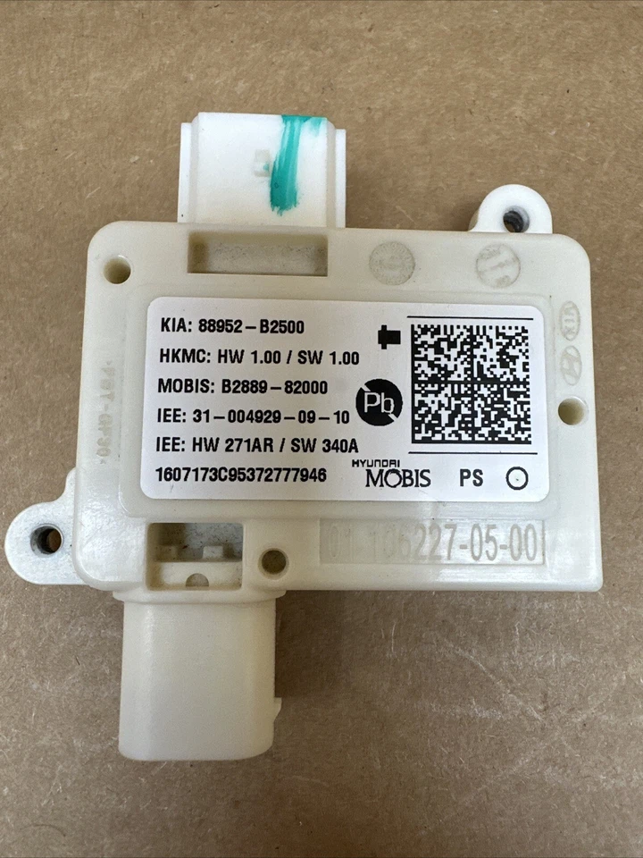 Kia Soul 2014-2019 pasajero asiento derecho ocupante módulo control 88952-B2500 Foto 2 de 4