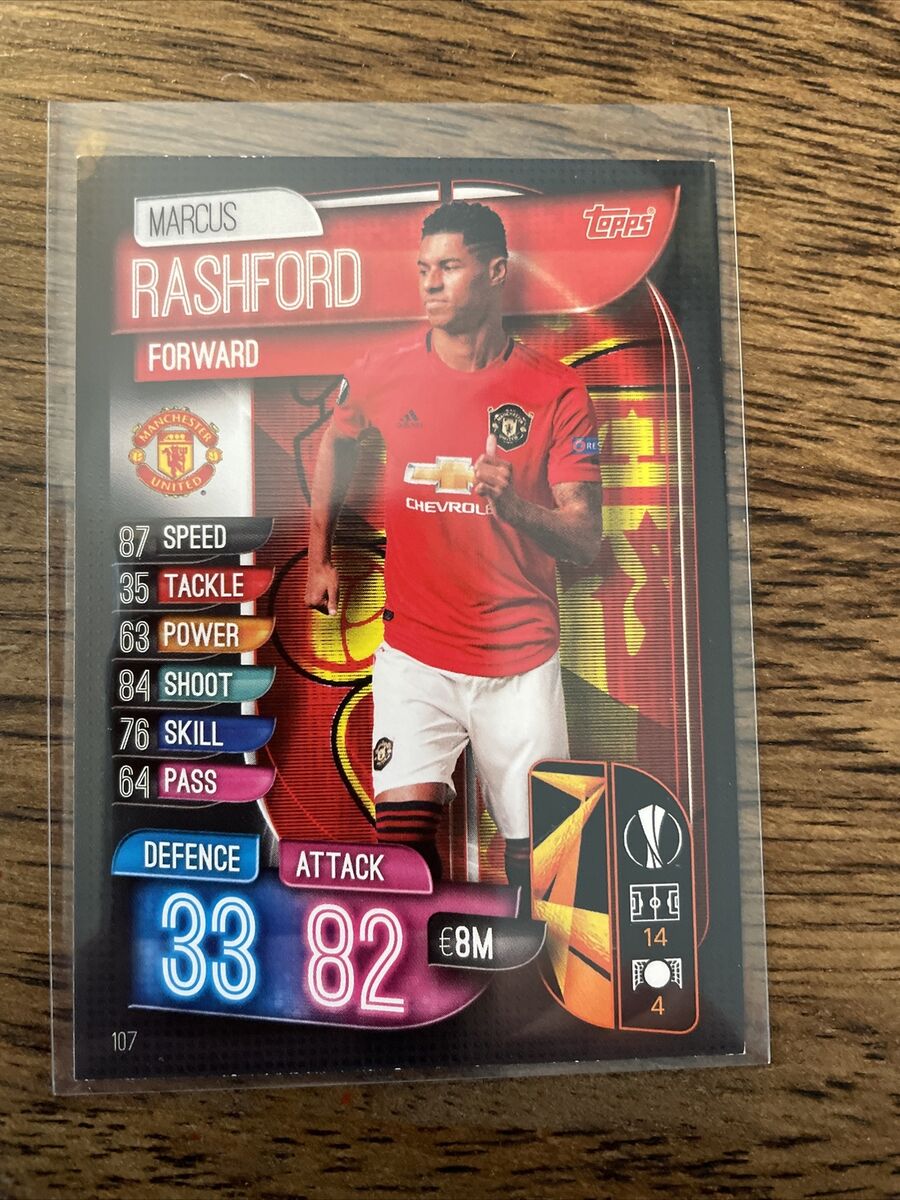 MARCUS RASHFORD 2019-20 TOPPS MATCH ATTAX UEFA CHAMPIONS MARCUS RASHFORD 2019-20 TOPPS MATCH ATTAX UEFA CHAMPIONS