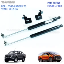 For Ford Ranger T6 XL Wildtrak PX 2012-2016 Set Front Shock Hood Lifter Bonnet