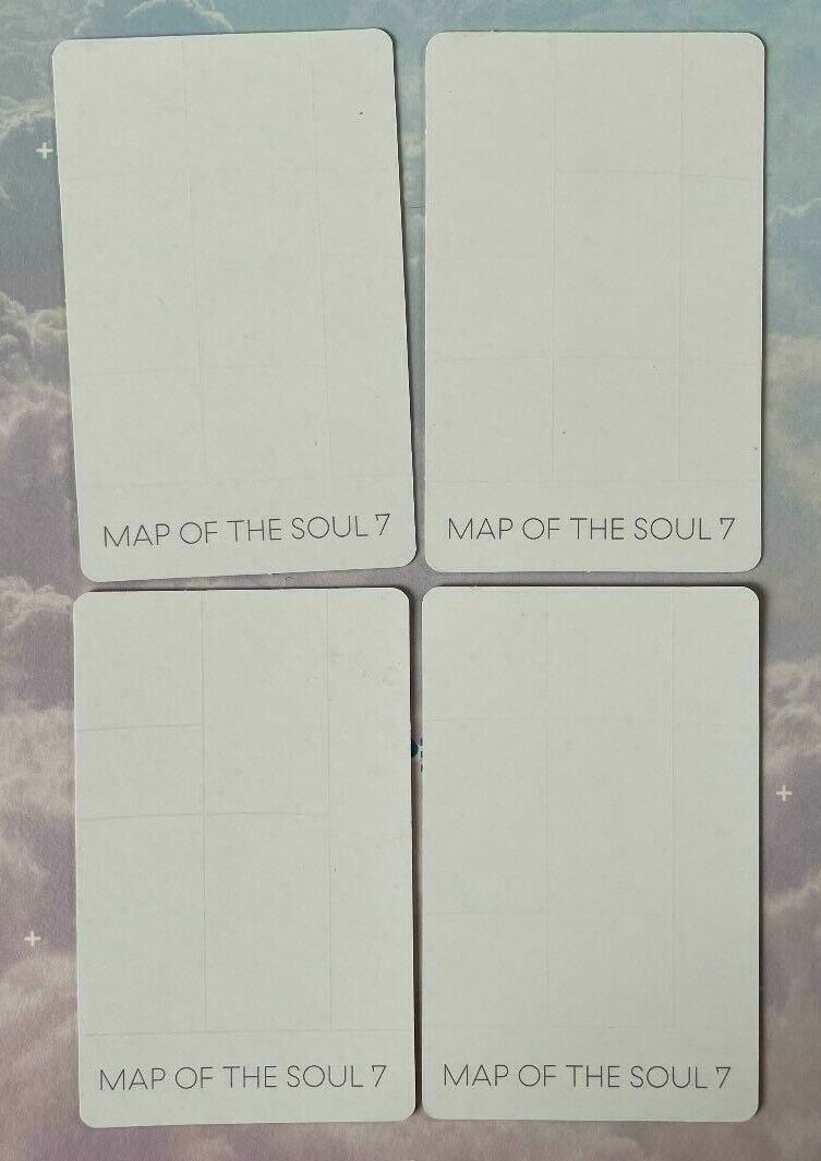 BTS SUGA Map Of The Soul 7 Official Photo Card PC Ver. 1 2 3 4 | eBay