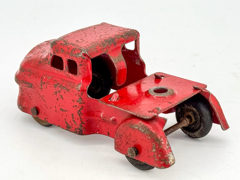 Transportador automático Wyandotte/Marx años 30 de colección regalo hombre prensa cueva acero ¡BONITO! Foto 4 de 4