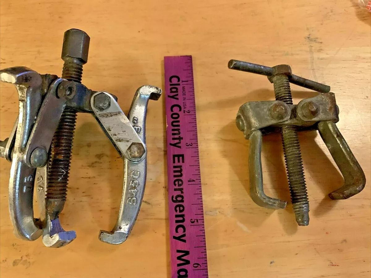 Buffalo 100 S45C 3 Jaw Gear Puller for Slide Gears Pulley 4 Small Lug Puller