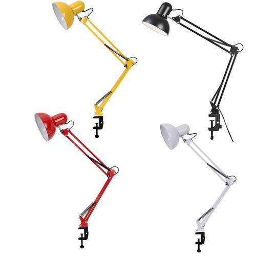 Flexible Led Desk Lamp Home Office Modern Table Lamp Metal Architect Adjustable - Picture 15 of 28