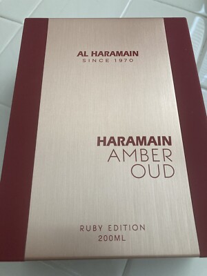 AL HARAMAIN AMBER OUD RUBY EDITION  6.7 OZ Authentic.