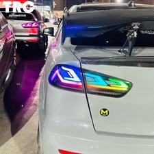 RGB LED Tail Light for Mitsubishi Lancer Evolution GT 2008-2017 Rear Light LH+RH