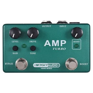Handmade Mosky Pedal AMP turbo Preamp Overdrive Boost guitar effects true bypass