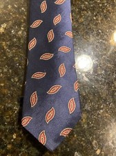 Briar 100% Silk Tie Blue 58x3.5 Woven In Italy, Made In USA
