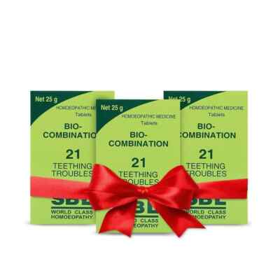   SBL Bio-Combination No. 21 (BC21) Teething & Dentition Relief | Pack of 3  