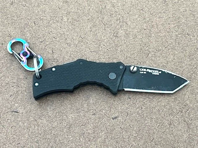 COLD STEEL - Recon 1 Series Mini Tactical Folding Knife BLACK - Great Condition - Image 2 of 4