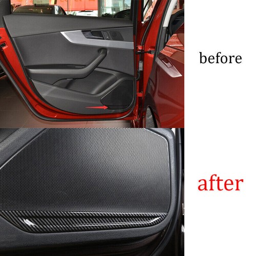 Copertura In Fibra Di Carbonio Per Pannello GPS Audi A4 B8, A5, S4, S5 - Adesiva, Design Lucido