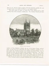 Pershore Abbey, Worcs, Book Illustration (Print), c1891
