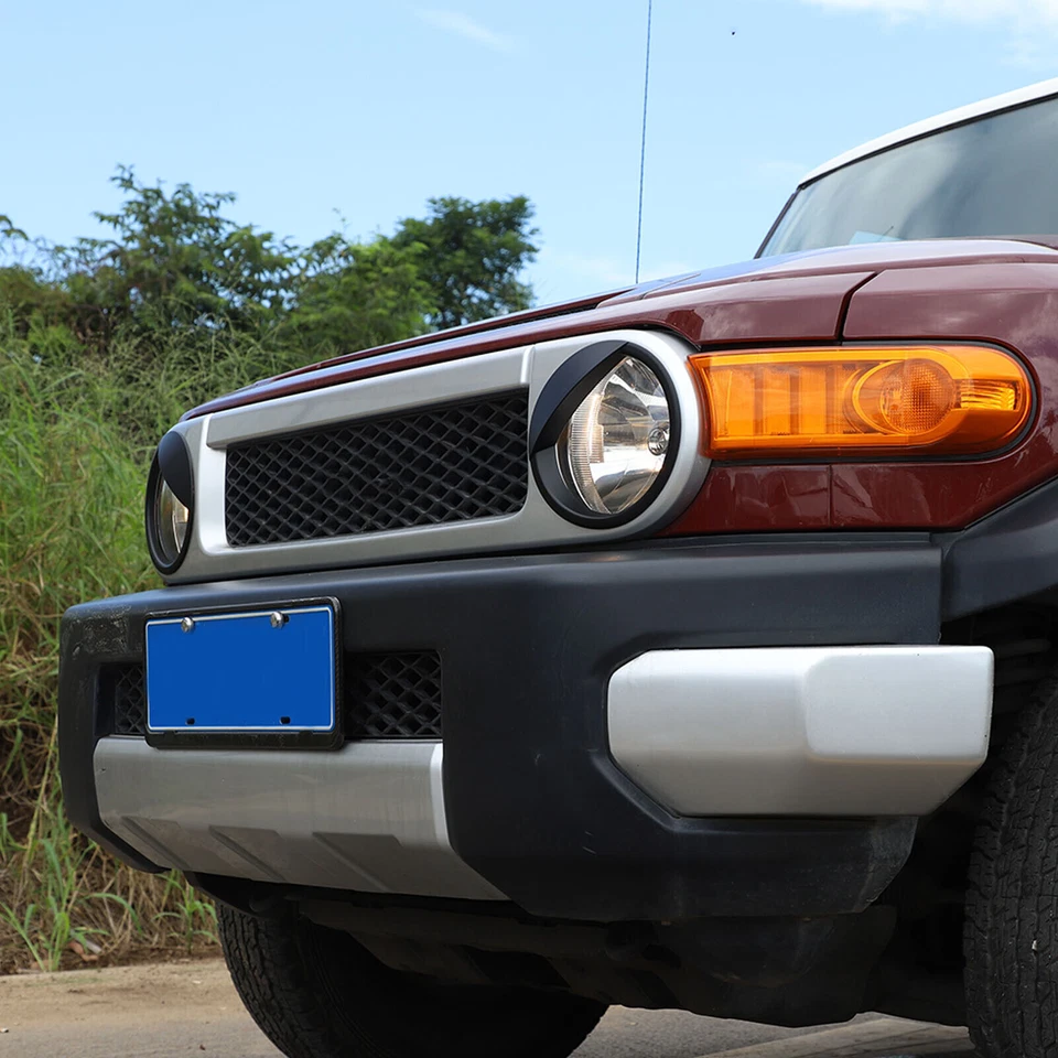 适用于丰田 FJ Cruiser 07-21 愤怒的小鸟风格汽车车头灯装饰前灯罩 — 第 4/4 张图片