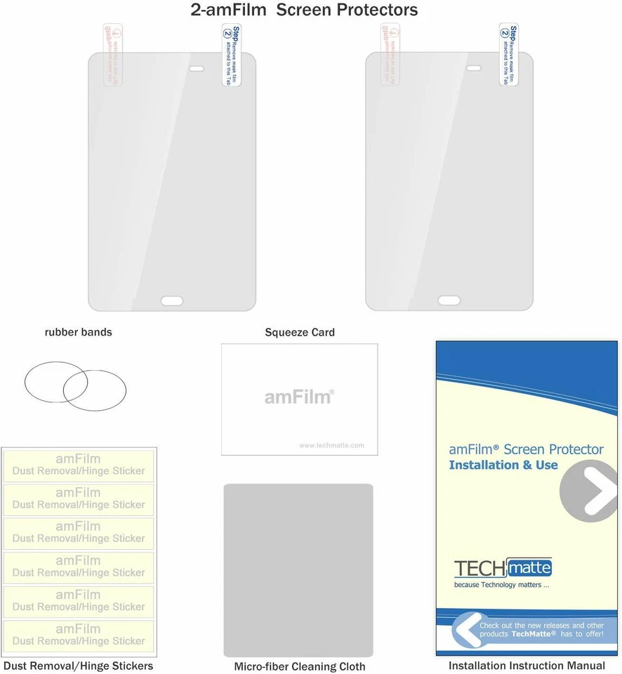 Premium HD Clear Screen Protector for Samsung Galaxy Tab A 9.7 (2-Pack) - Image 3 of 4