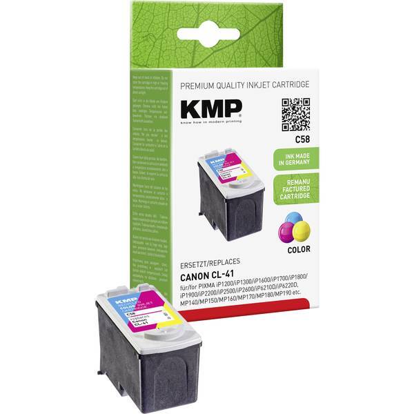 KMP 1501,403  Cartuccia  Compatibile sostituisce Canon CL-41 Ciano, Magenta, Gia