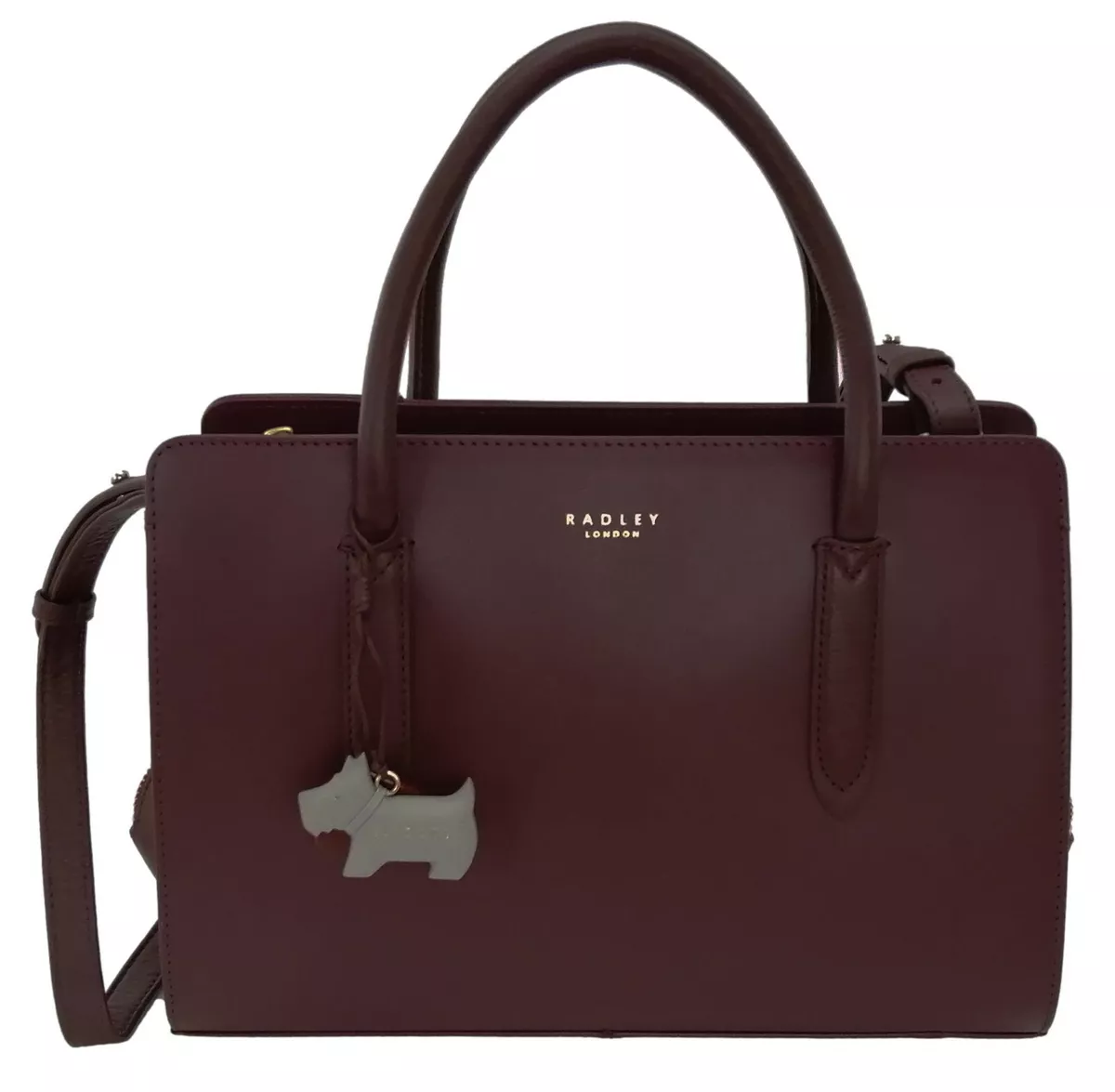 Radley Handbag Merlot Burgundy Dark Red Medium Multiway Bag