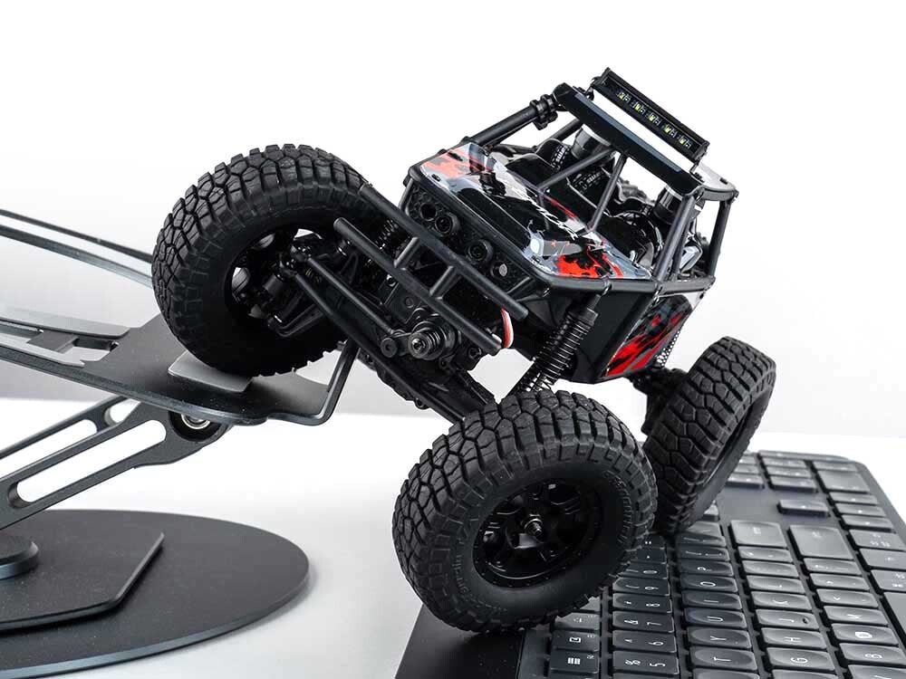 FMS LEMUR FCX24 1/24スケール 4WD RTR 赤 FMS FCX24 Lemur RTR 1/24 RC Rock Crawler Red FMS12404RTRRD