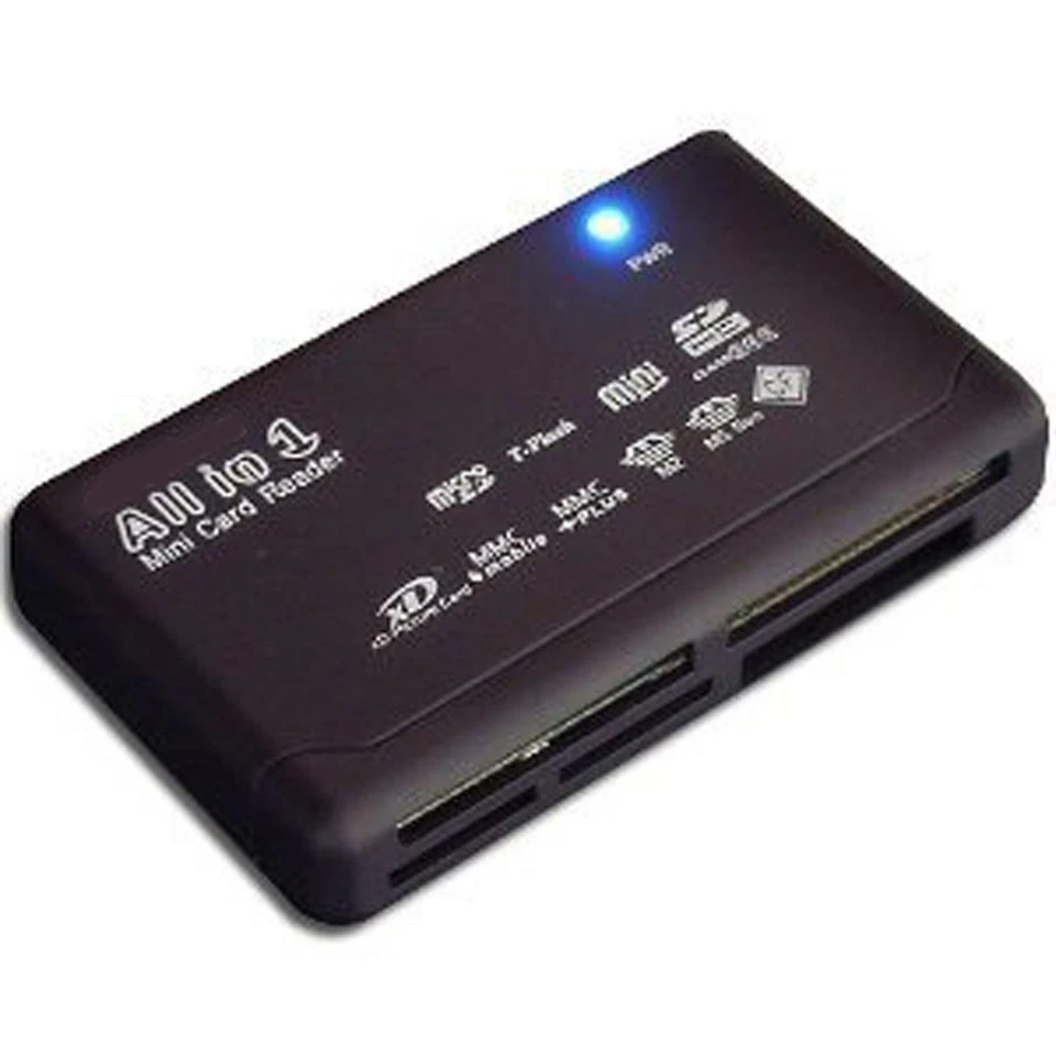 Memory Card Reader All in One 1 USB Adapter SD SDHC Mini Micro M2 MMC XD CF MS - Image 2 of 4