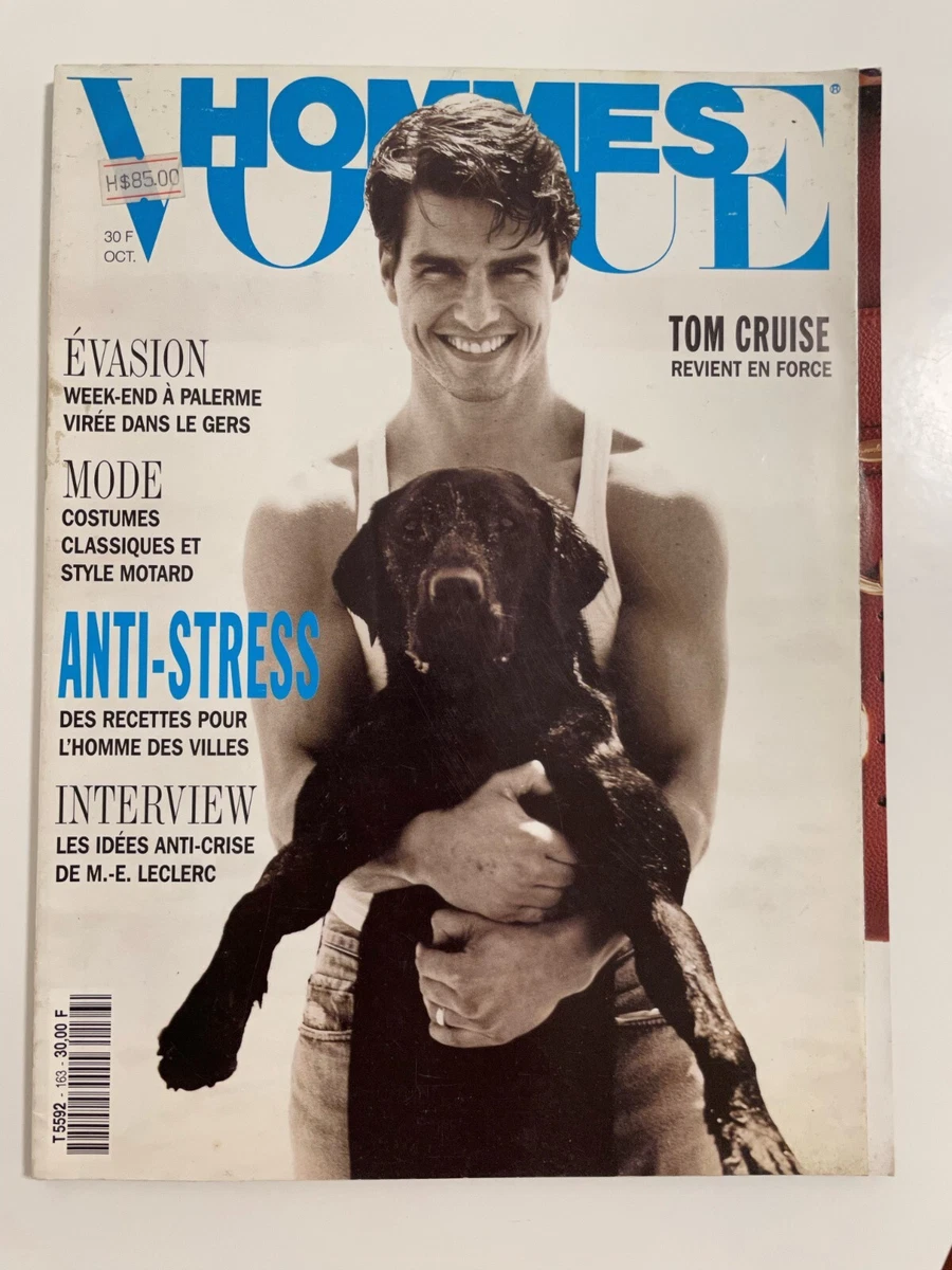 Vogue Hommes October 1993 Issue 163 Tom Cruise Collectible