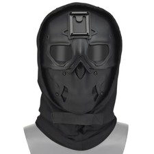 Full Face Tactical Breathable W/ Headgear Mask Protect Airsoft Paintball Outdoor