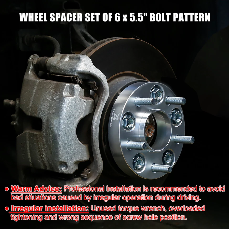 Комплект адаптеров прокладок для автомобильных колес 6x5,5 дюйма 1,25 дюйма для Cadillac Escalade ESV 2004-2015 - Изображение 4 из 4