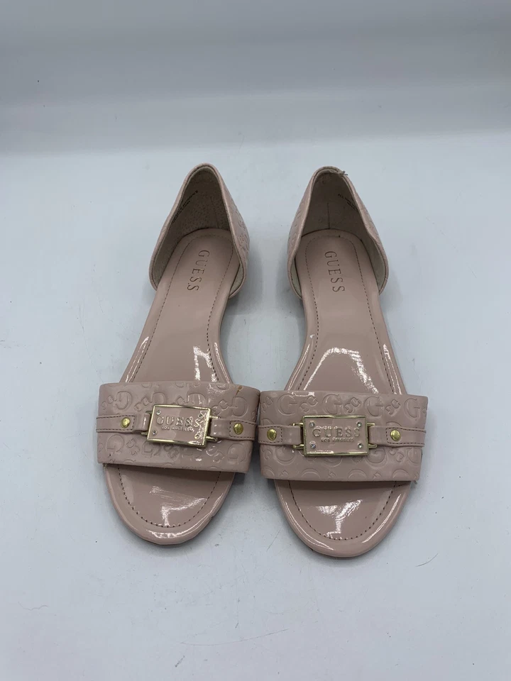 Guess Womens Shoes Open Toe Gflace Blush Pink Size 7 - Image 2 of 4