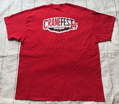 Link Belt Crane Event Graphic T Shirt Size 2XL Cranefest 2024 Crane Fest HTF