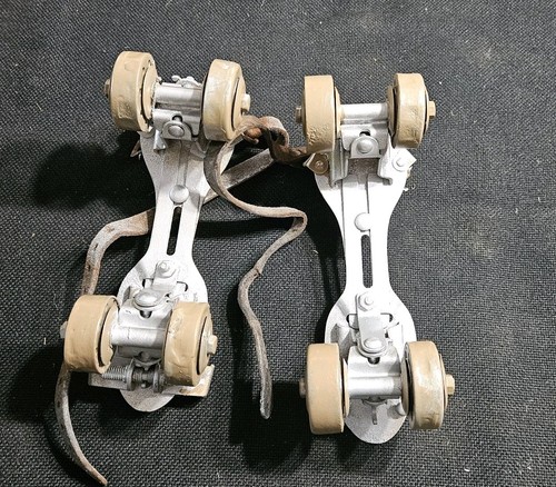 De colección Años 60 Ajustables Patines SuperPatines Metal Sin Cordones EE. UU. Torrington - Imagen 3 de 4
