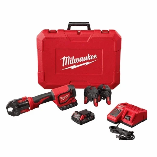 Milwaukee M18 2674-22C Short Throw Press Tool Kit with PEX Crimp Jaws