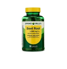 Spring Valley Beet Root Dietary Supplement 1000 mg 90 Count