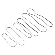 6Pcs Rubber Turntable Drive Belts for Record Players and Turntables New