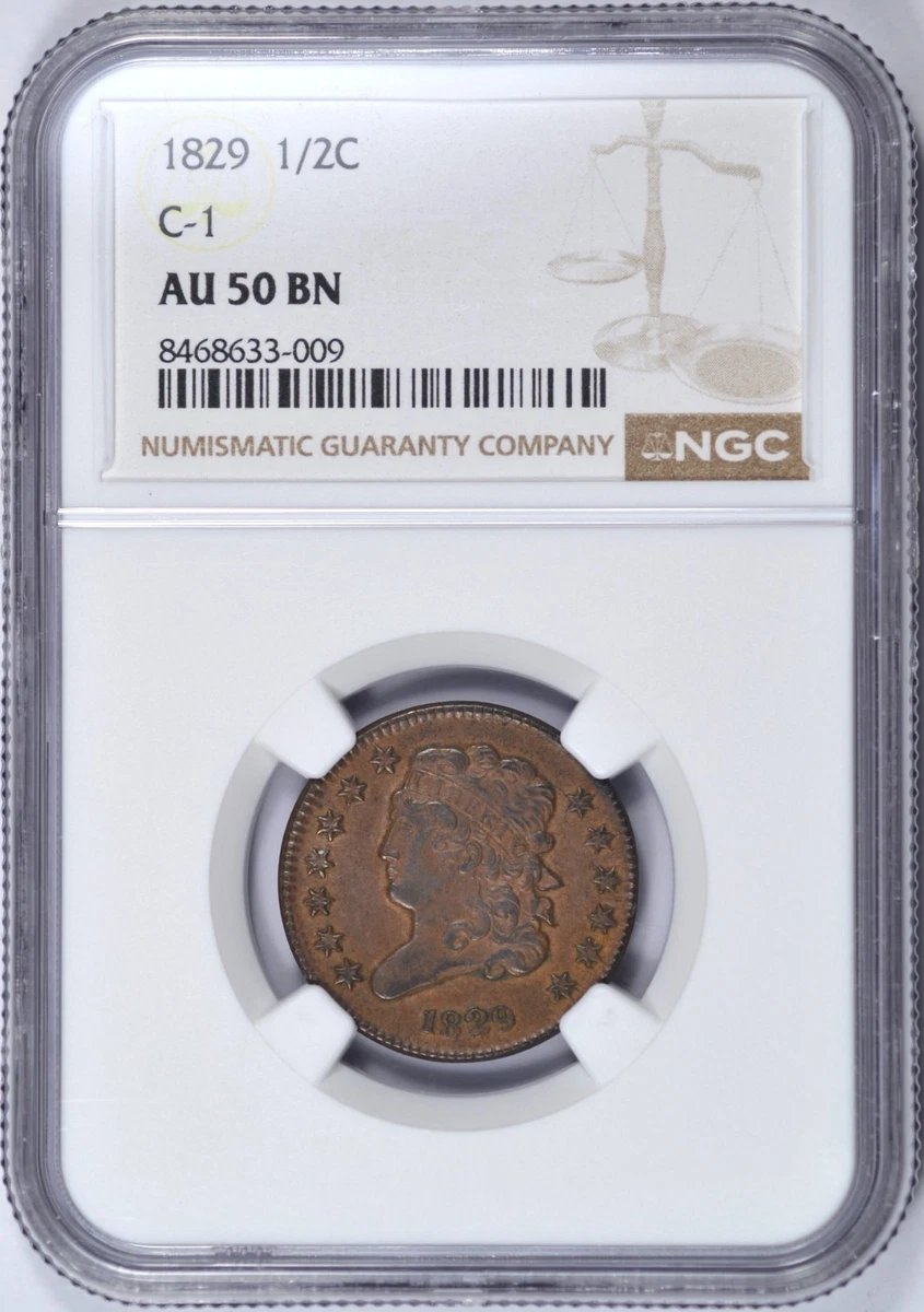 1829 Year Classic Head Half Cents (1809-1836) for sale | eBay