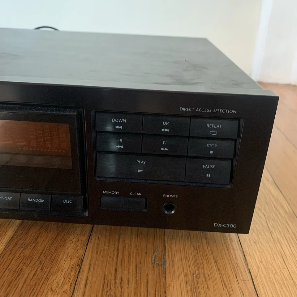 Onkyo DX-C220 6 Compact Disc CD Changer PARTS OR REPAIR, Tested Read Description - Image 4 of 4