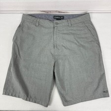 O'Neill Men's Gray Flat Front Chino Shorts Size 34