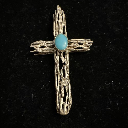 Israel PZ sterling 925 silver handmade filigree cross pendant with ...