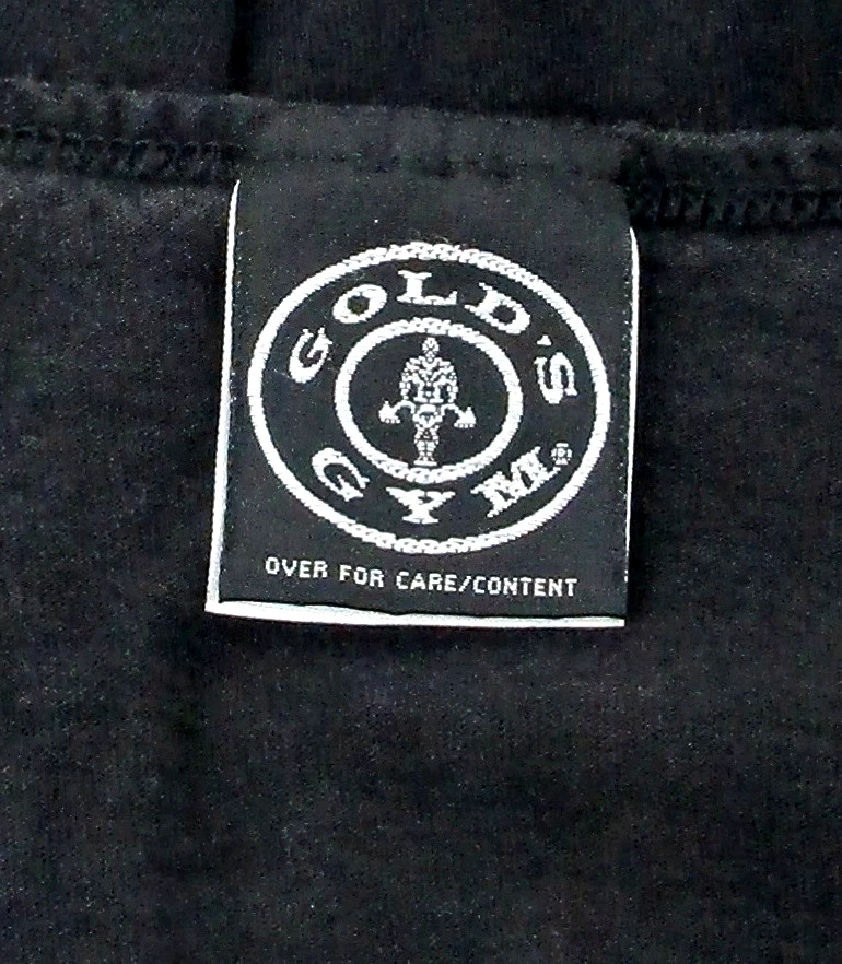 Camiseta sin mangas negra vintage Gold’s Gym Serious Fitness Activewear logotipo GG para hombre XXL Foto 4 de 4