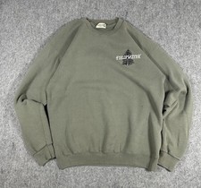 Vintage Fieldmaster Crewneck Sweatshirt Nature Green Adult Size Large USA Made