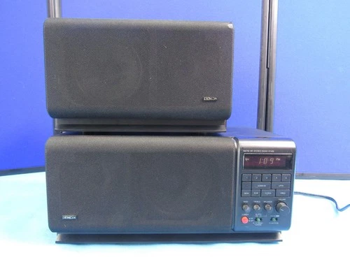 Denon DT-400 AM/FM HiFi Stereo Black With Speaker