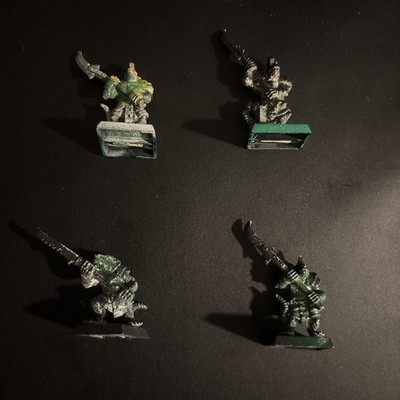 Game Workshop Warhammer Fantasy - 4x Skaven Stormvermin. Metal. 90s Era