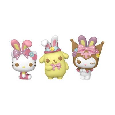 Hello Kitty Pocket Pop! Vinyl Figur Ostereier 3er Pack Hk 4 cm Funko