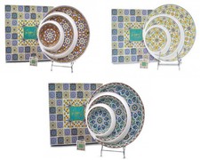 Antipastiera Piatto antipasti snack in porcellana 25 cm 3 Colori