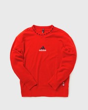 Adidas FC Bayern Icon Crew Sudadera Roja Para Hombre Grande GR0674 NUEVO CON ETIQUETAS EQT