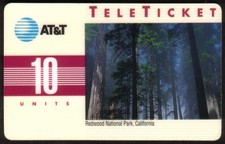 10u Redwood National Park, California (Group 3) Spanish Phone Card