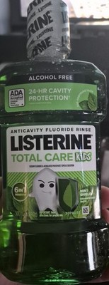 2 listerine total care kids 6-1 benefits mint shield 16.9 oz Bottles