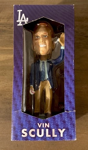 Vin Scully Los Angeles Dodgers 2015 SGA Bobblehead MLB Baseball NEVER OPENED