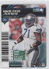 2002-03 NFL Showdown Walter Jones #301 HOF wo2